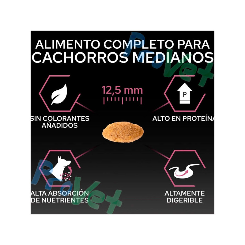 PRO PLAN Cachorro Médio Derma 12kg