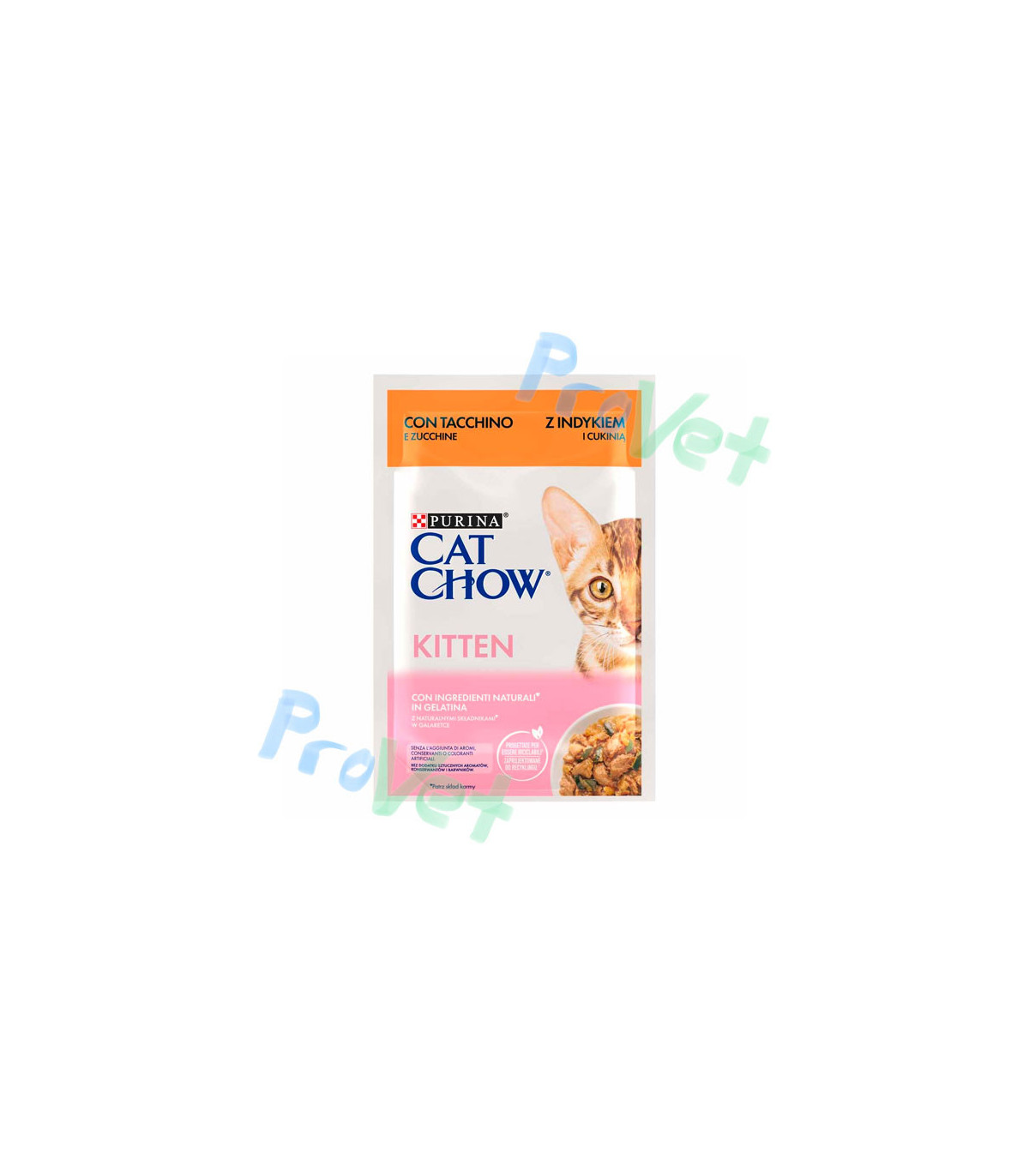 COMIDA MOLHADA PARA GATINHO PERU 26x85g