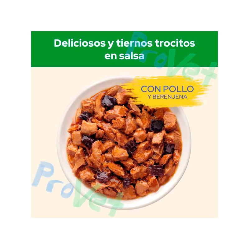 COMIDA MOLHADA PARA GATOS ESTERILIZADA Frango 26x85g