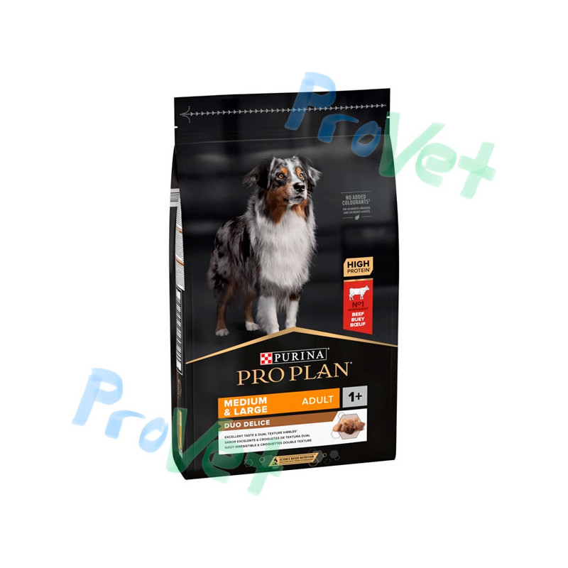 PROPLAN DuoDelice Medium Buey 10k