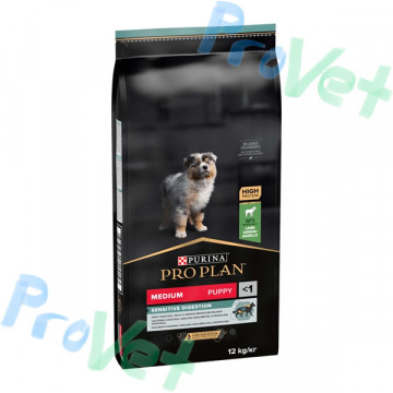 PRO PLAN Medium Puppy Digest Cordeiro 12kg