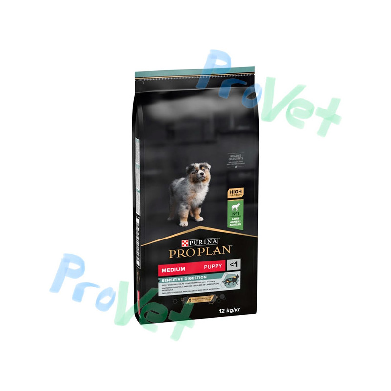 PRO PLAN Medium Puppy Digest Cordeiro 12kg