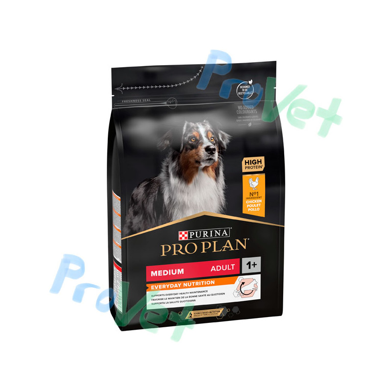 PRO PLAN Médio Adulto Equilíbrio 3kg