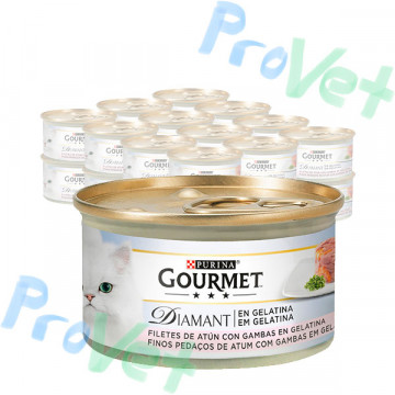 GOURMET Diamante Gelatina de Atun e Gambas 24x85g