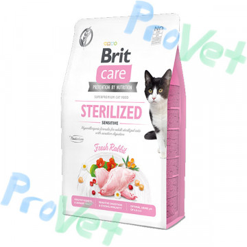 Brit CARE Cat GF Sterilised Sensitive 2kg