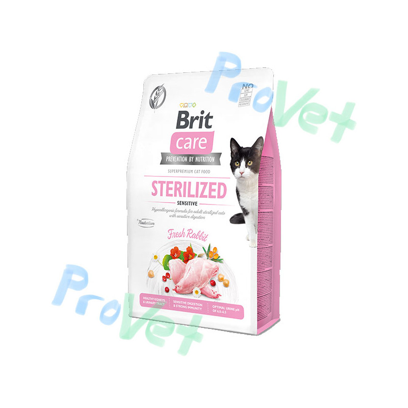 Brit CARE Cat GF Sterilised Sensitive 2kg