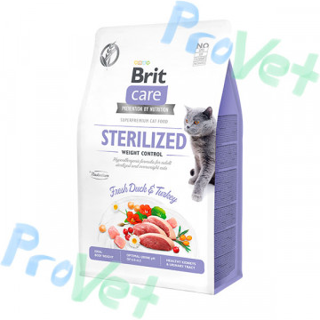 Controle de peso esterilizado CARE Cat GF 7kg