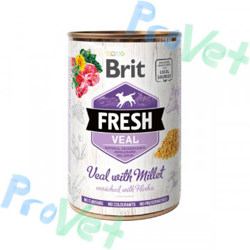 Wet Brit Vitela Fresca com Painço (6x400gr)