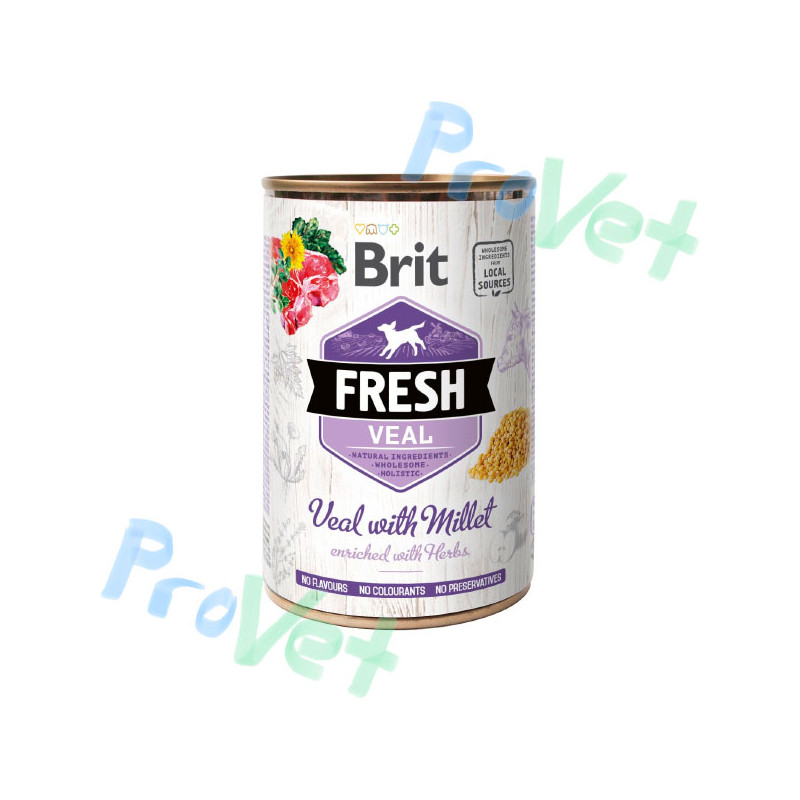 Wet Brit Vitela Fresca com Painço (6x400gr)