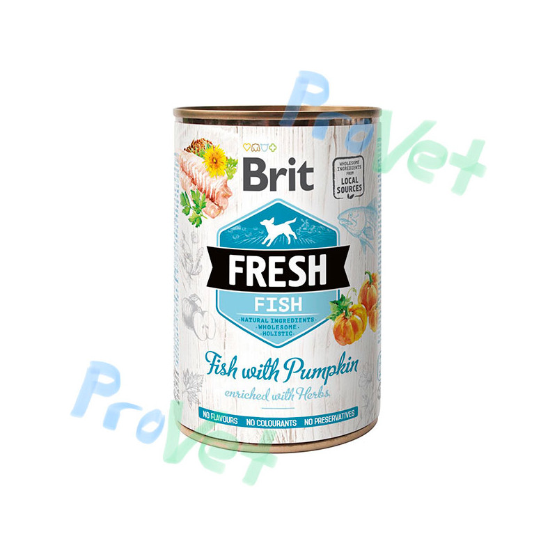 Wet Brit Fresh Pescado y calabaza (6x400gr)