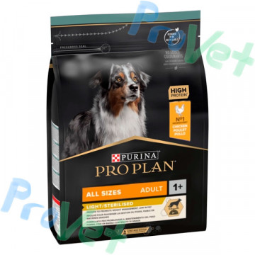 PRO PLAN Adulto leve esterilizado 14kg