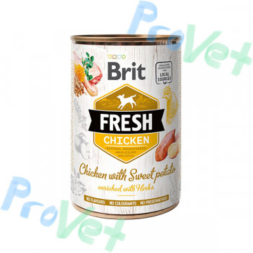 Wet Brit Fresh Chicken com batata doce (6x400gr)