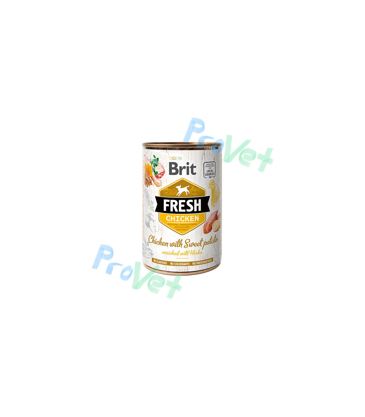 Wet Brit Fresh Pollo con boniato (6x400gr)