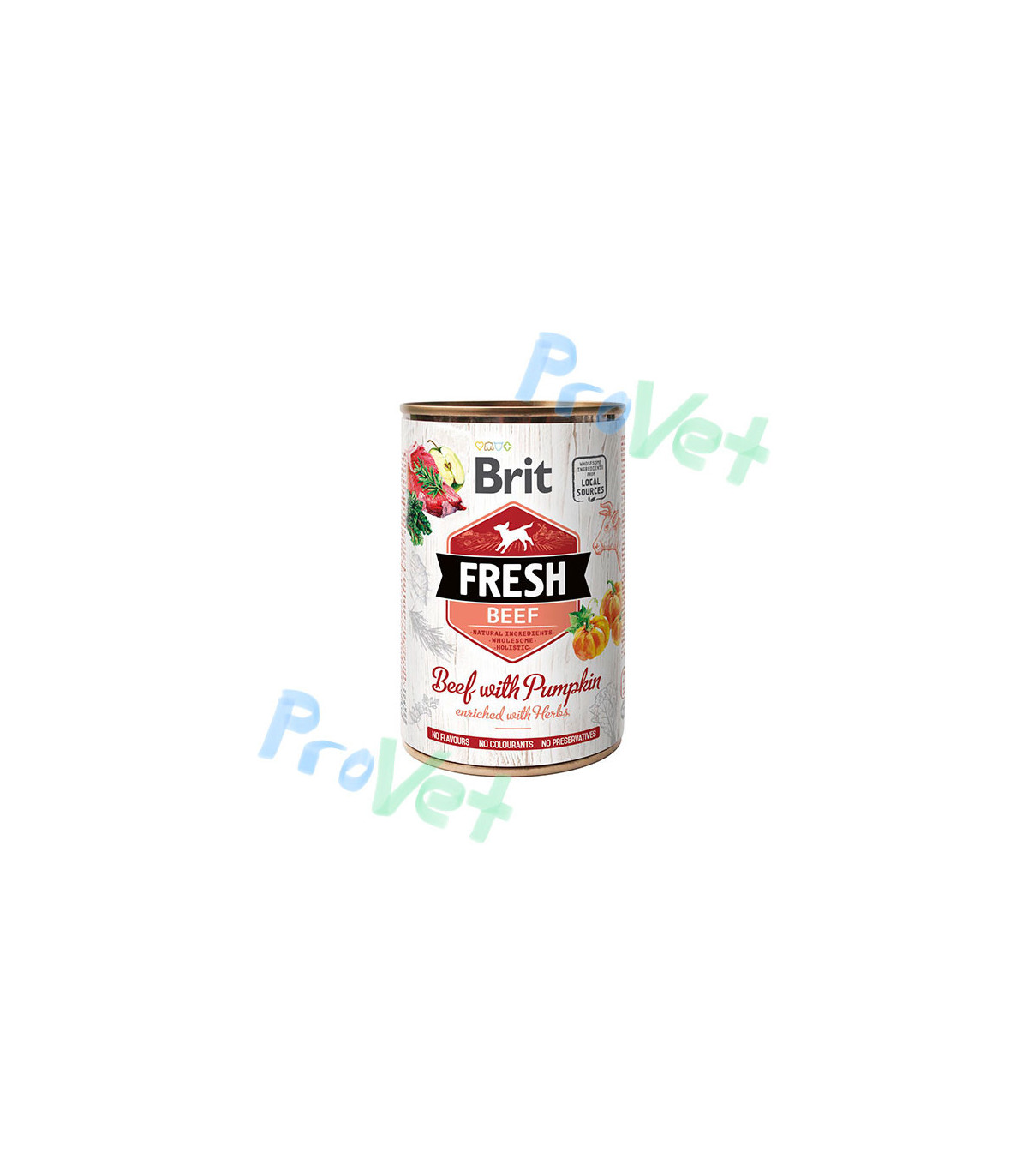 Wet Brit Fresh Ternera y calabaza (6x400gr)