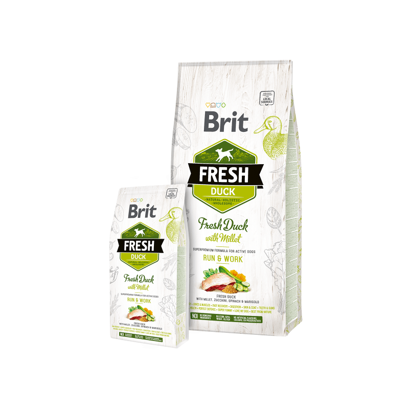 Brit Fresh Pato con Mijo ACTIVE RUN & WORK 2,5kg