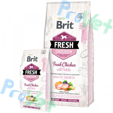 Brit Fresh Frango c/ Batata CACHORRO 2,5kg