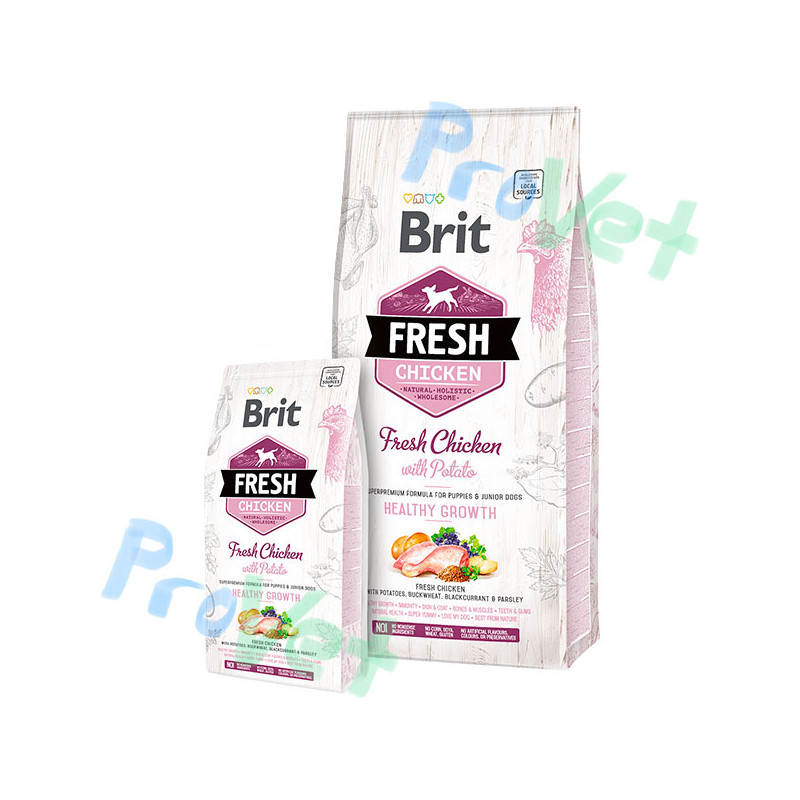 Brit Fresh Frango c/ Batata CACHORRO 2,5kg