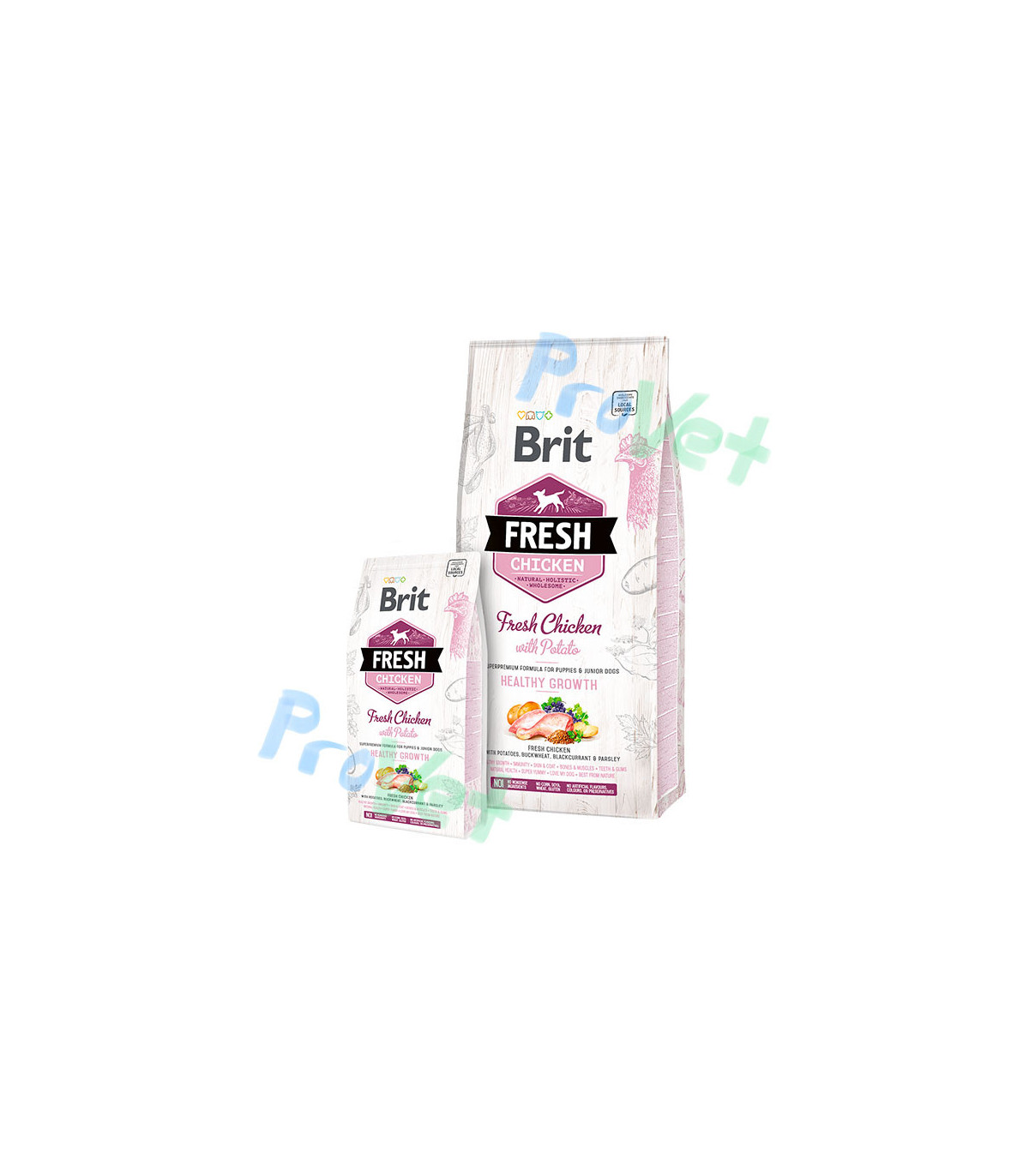 Brit Fresh Frango c/ Batata CACHORRO 12kg