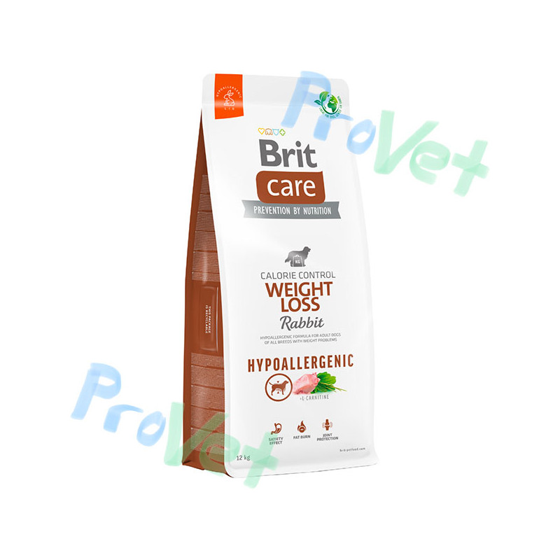 Brit Care Dog Hypoallergenic Weight Loss (Conejo) 12kg