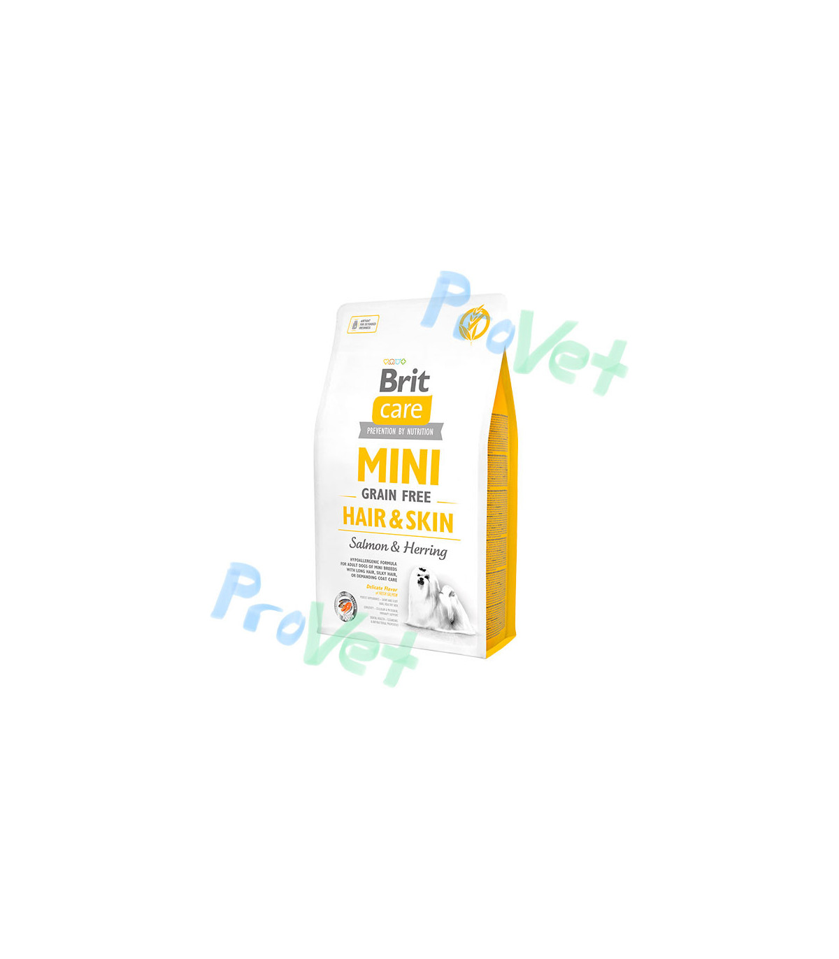 Brit Care Mini GF Cabelo Pele Salmão e Arenque 2kg