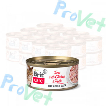 Wet CARE Atum Gato com Frango e Leite 24x70gr