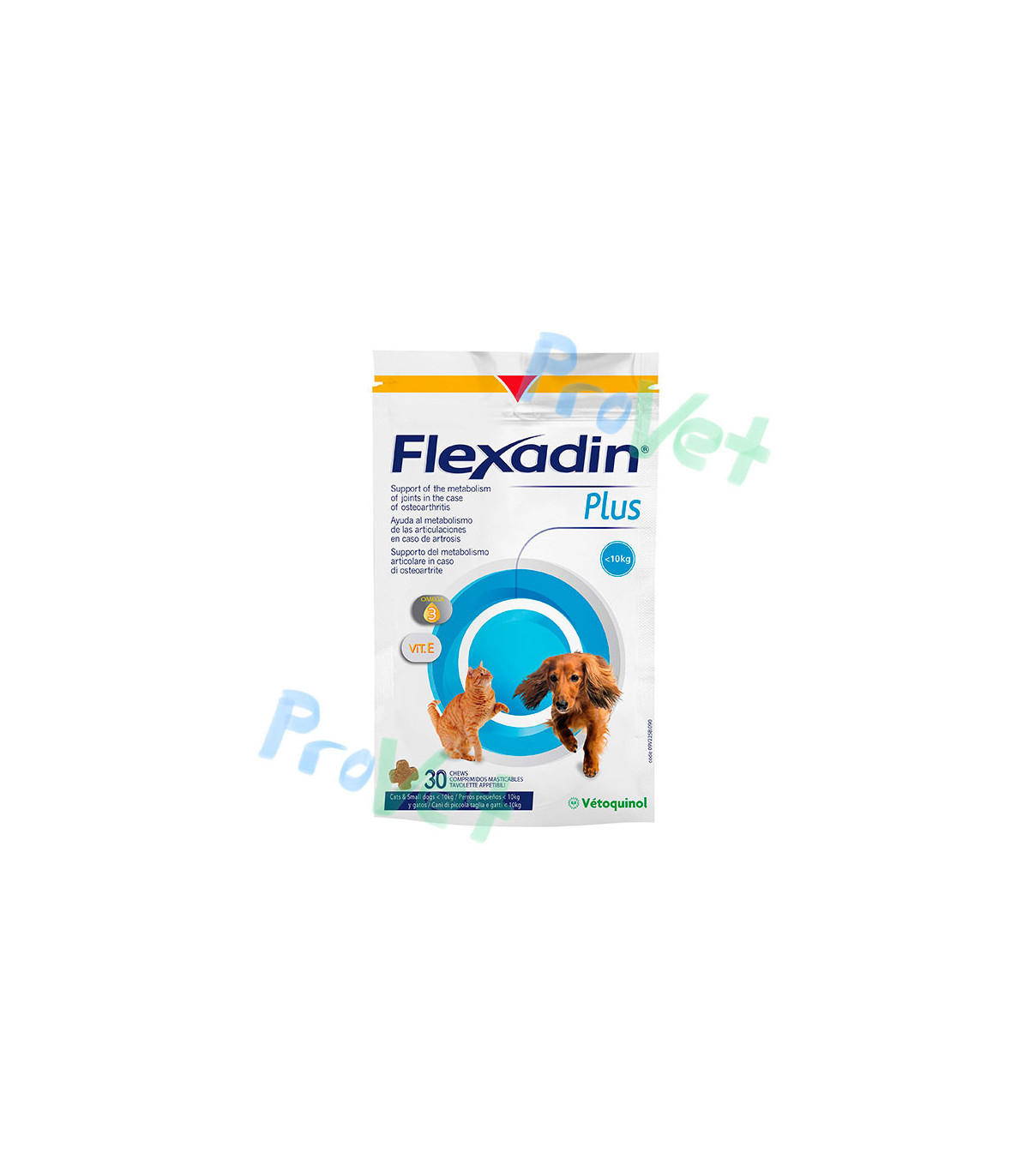 Flexadin Plus Pequenos Cães e Gatos 30 Comprimidos