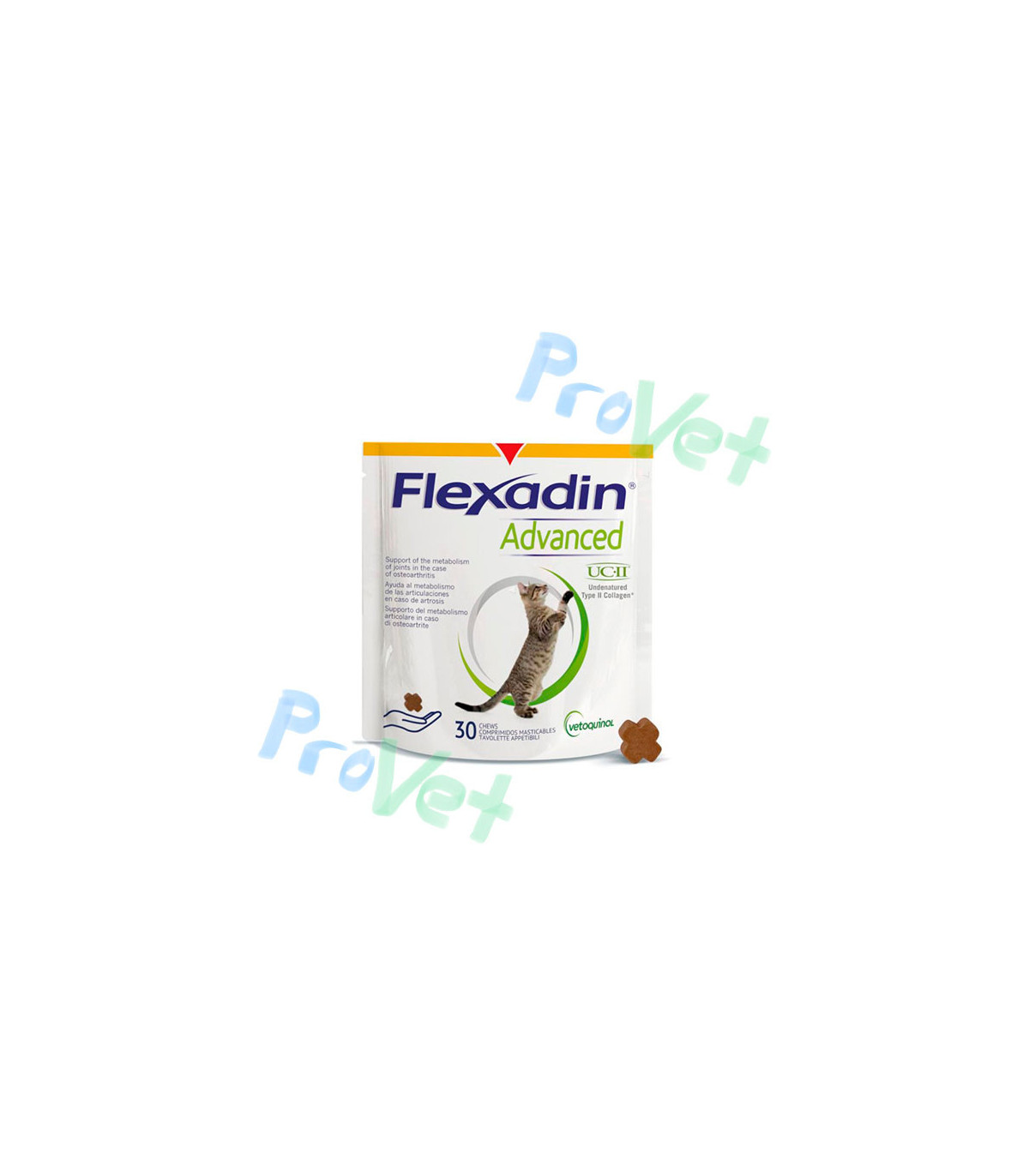 Flexadin Advance UCII para gatos 30 comprimidos