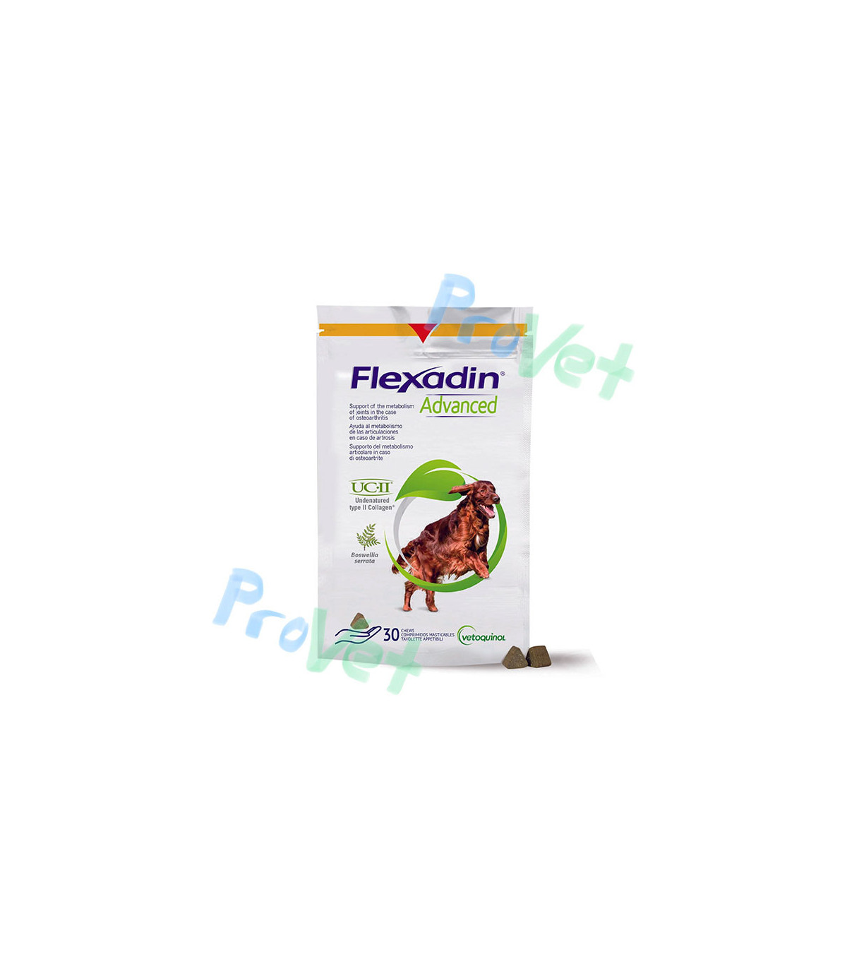 Flexadin Advance UCII cães 30 mastiga