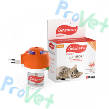 Serenex Difusor + Recambio. Feromonas para Gatos