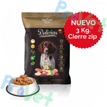 DELIGHTS Semi-Húmido 3kg. Alimento completo para cães