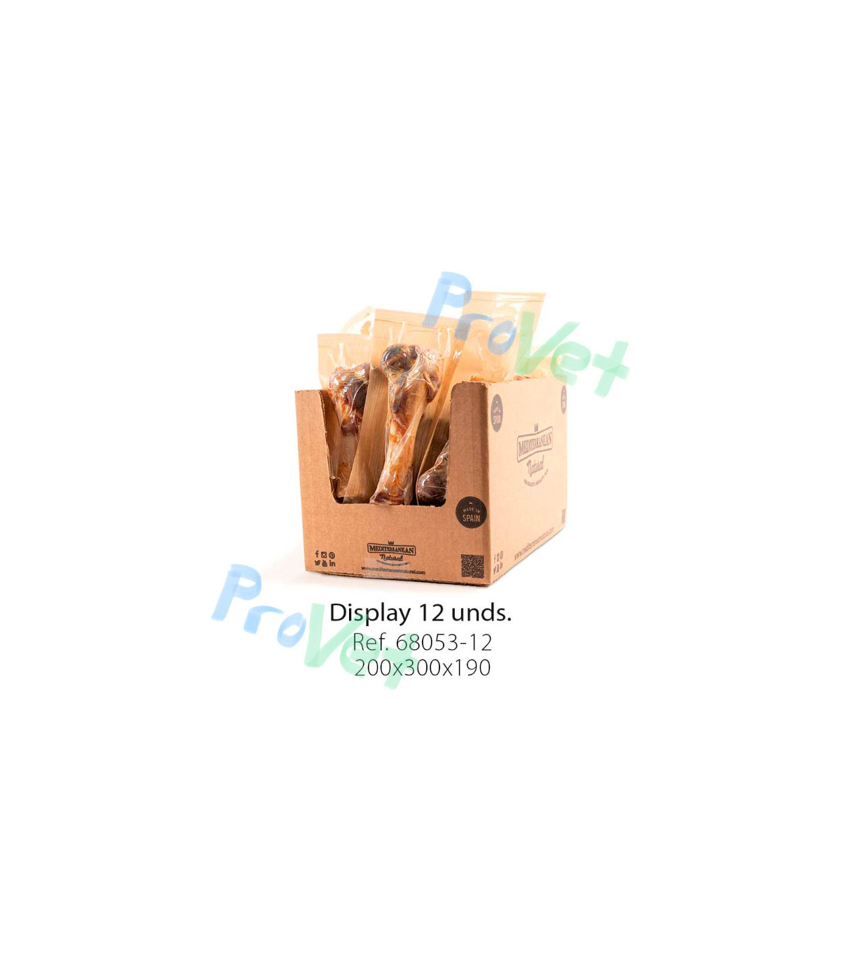 Presunto Serrano MEIO OSSOS 12x230gr