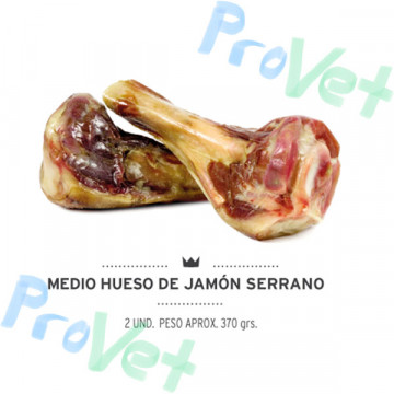 MEDIO HUESO Jamón Serrano 18 bolsas de (2x370gr)