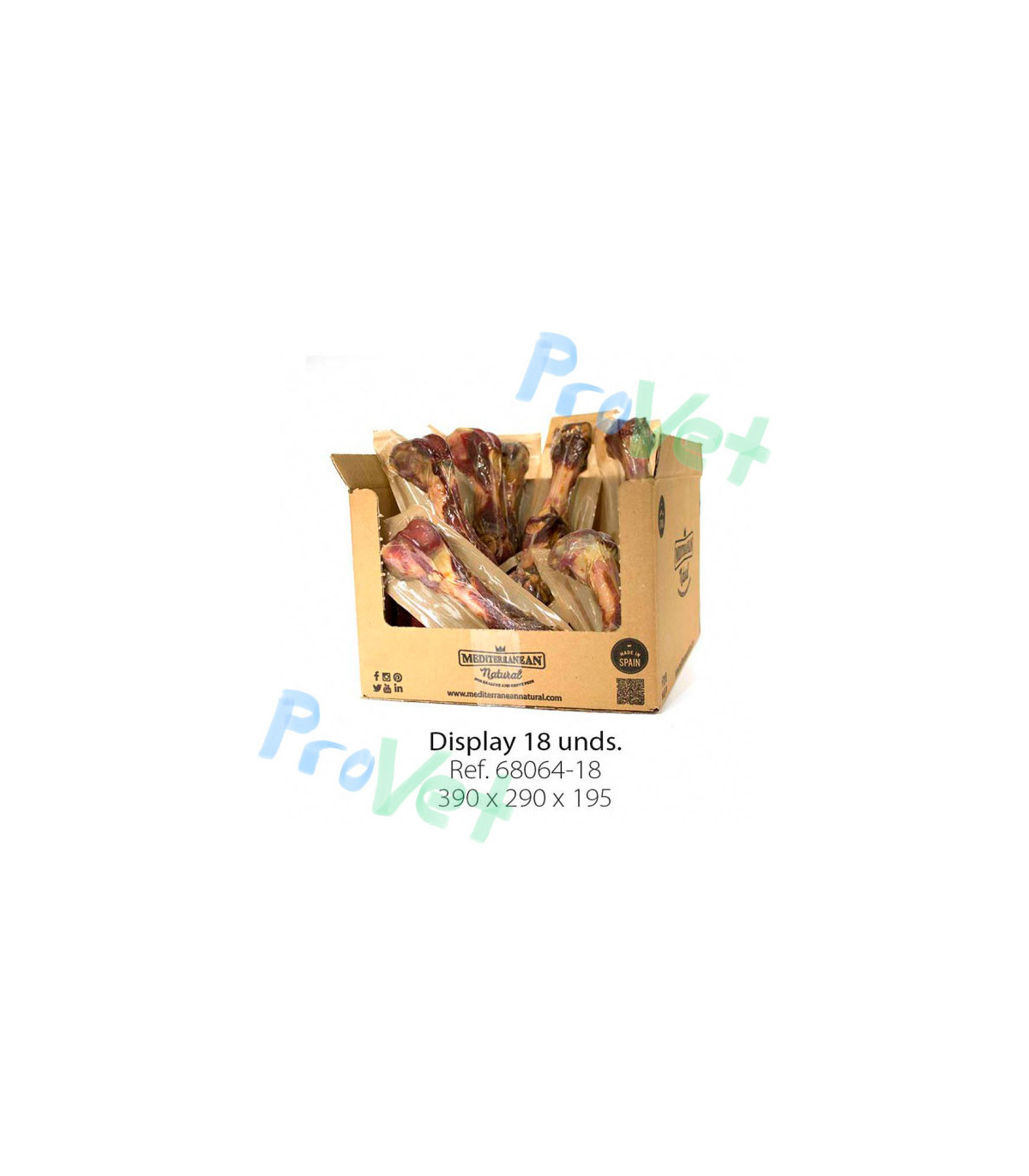 BONE Presunto Serrano 18 sacos de 370G