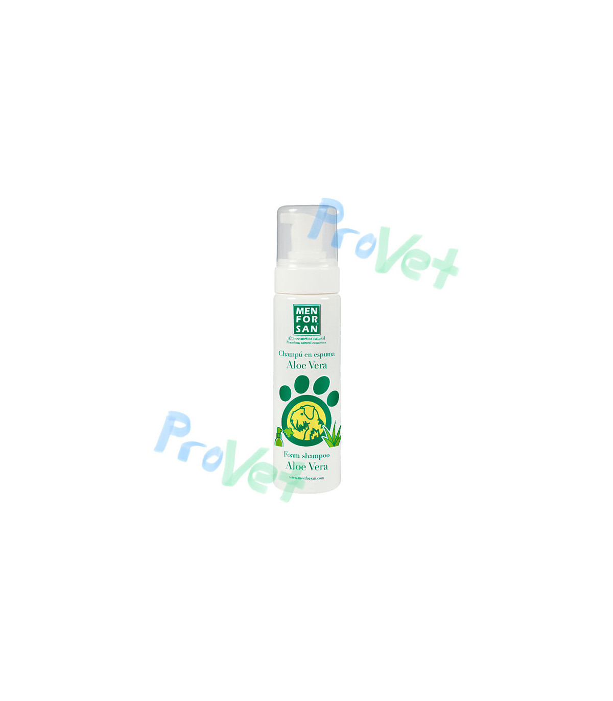 SHAMPOO DE ESPUMA DE ALOE VERA (Cães) 200ml
