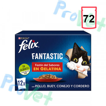 FELIX FANTASTIC Festin de Carnes 6x(12x85g)