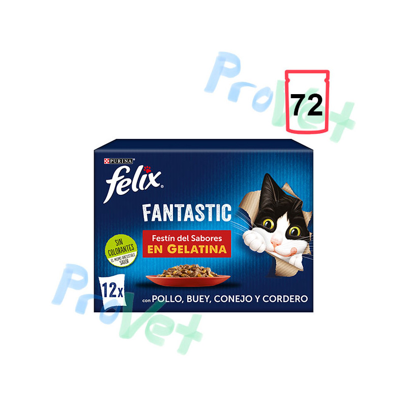 FELIX FANTASTIC Festin de Carnes 6x(12x85g)