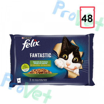 FELIX FANTASTIC Selección Verduras 12(4x85g)