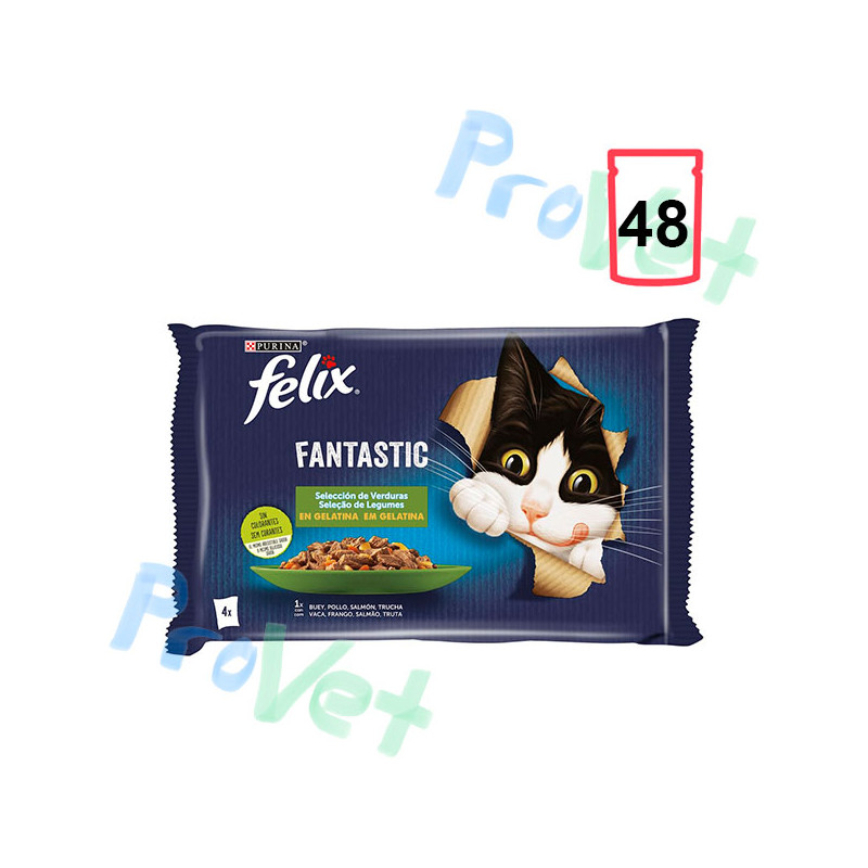 FELIX FANTASTIC Selección Verduras 12(4x85g)