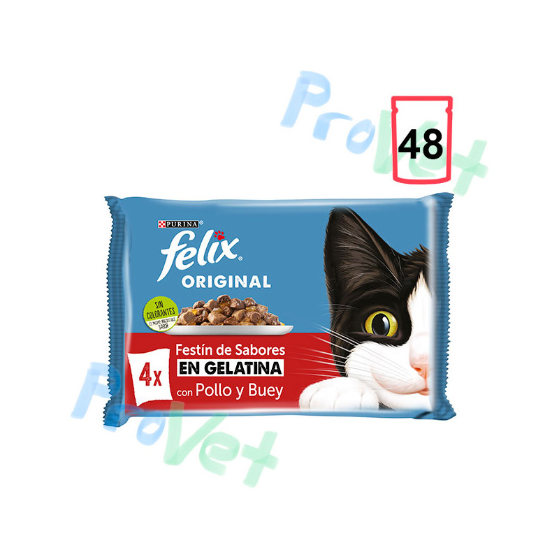 FELIX Selección de Carnes 12x(4x85g)