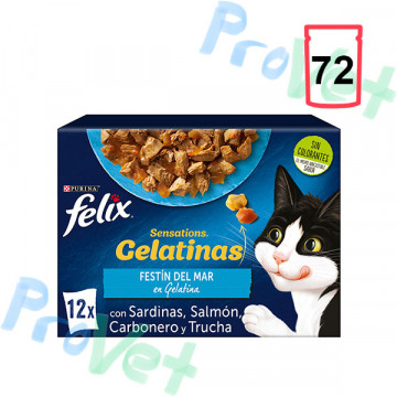 FELIX Sensations Peixe 6x(12x85g)