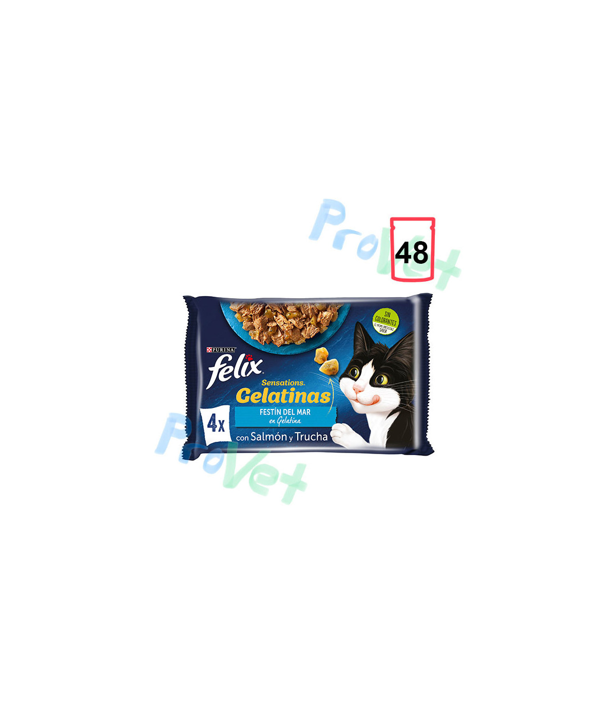 FELIX Sensations Peixe 12x(4x85g)