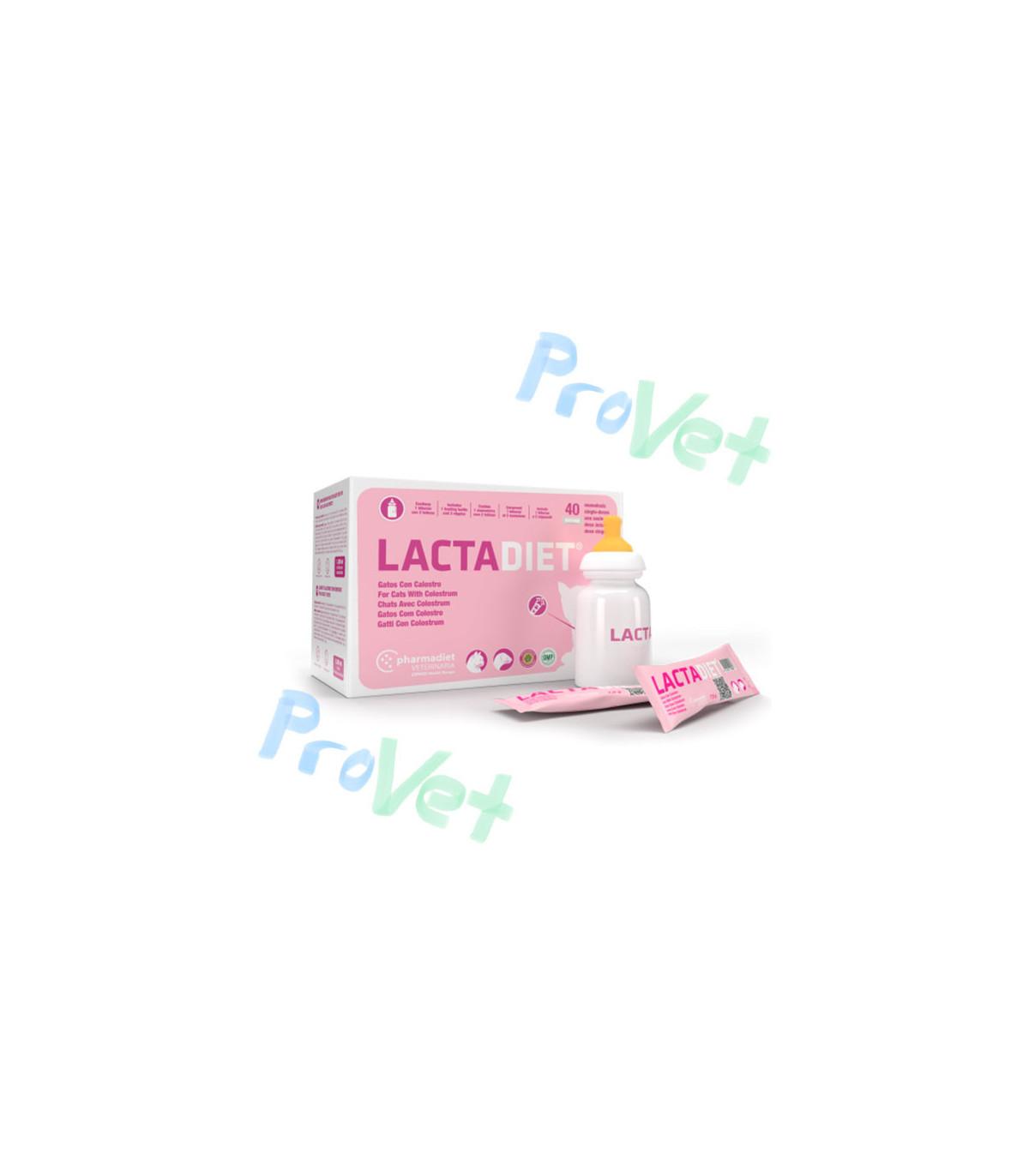 LACTADIET Gatos con Calostro. 40x7.5 GR (300GR)