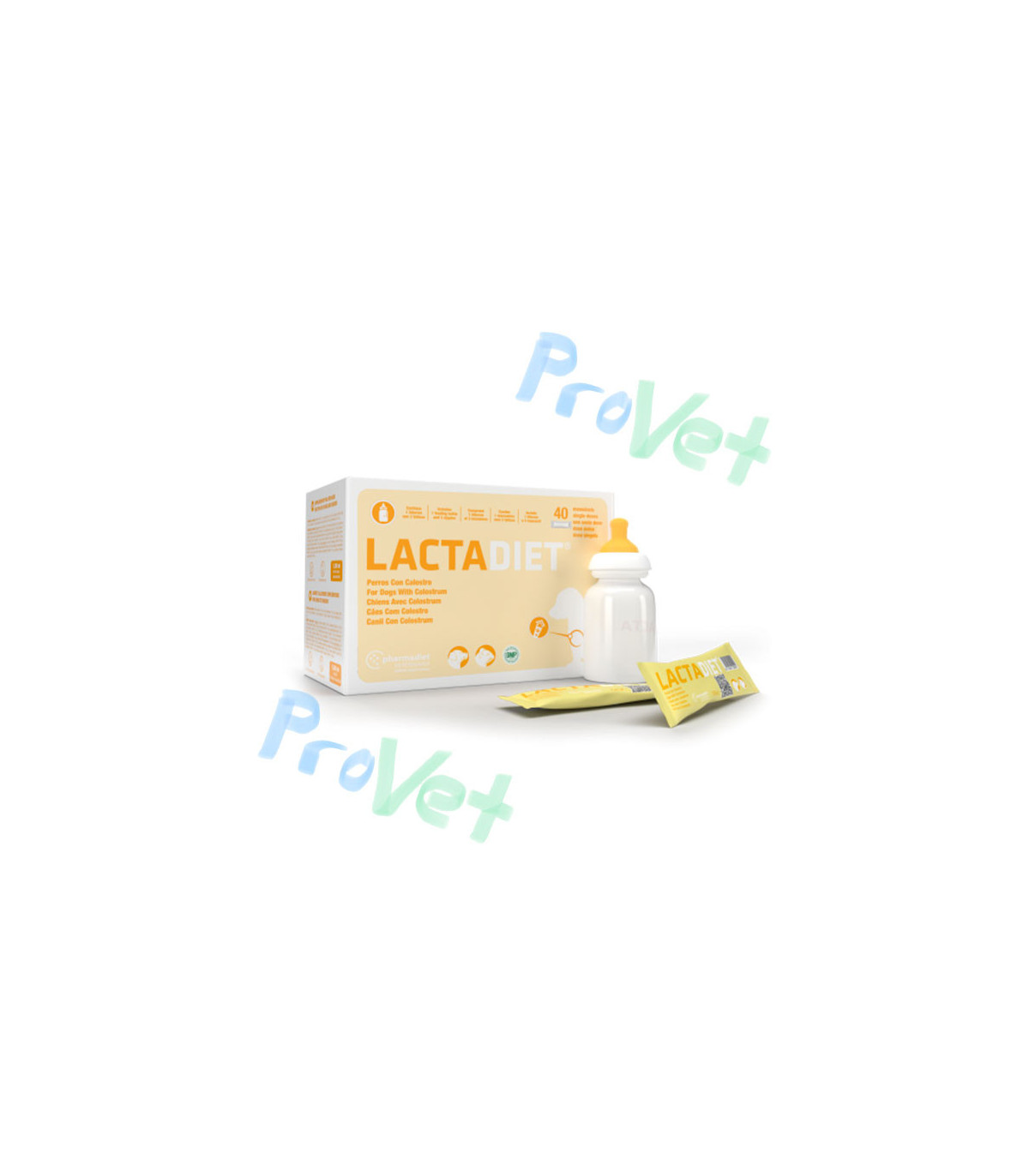 LACTADIET Perros con Calostro. 40x7.5 GRS (300GR)