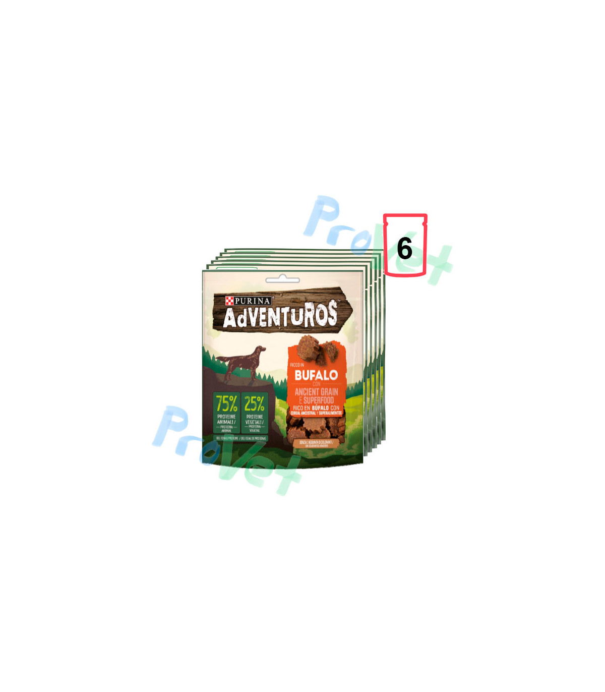 AVENTURAS DE BÚFALO 6x120g