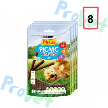 FRISKIES PICNIC (15 barras sortidas) 8x126g