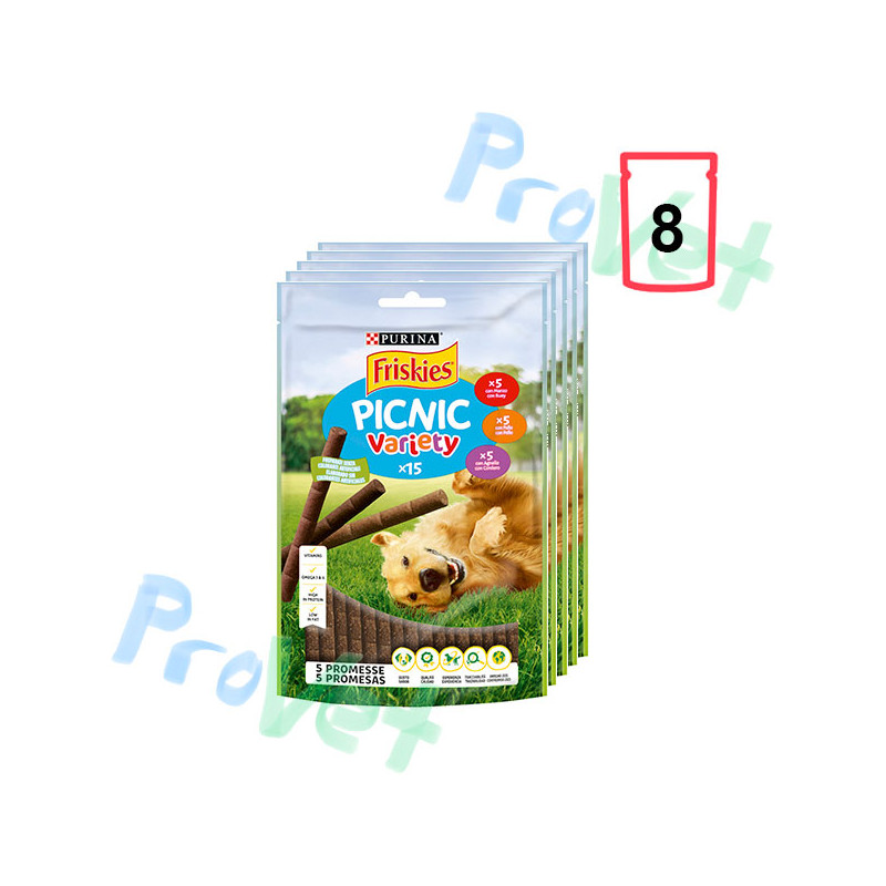 FRISKIES PICNIC (15 barras sortidas) 8x126g