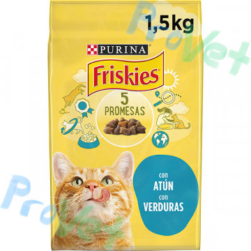 FRISKIES Cat Adulto Atún y Verduras 1.5kg