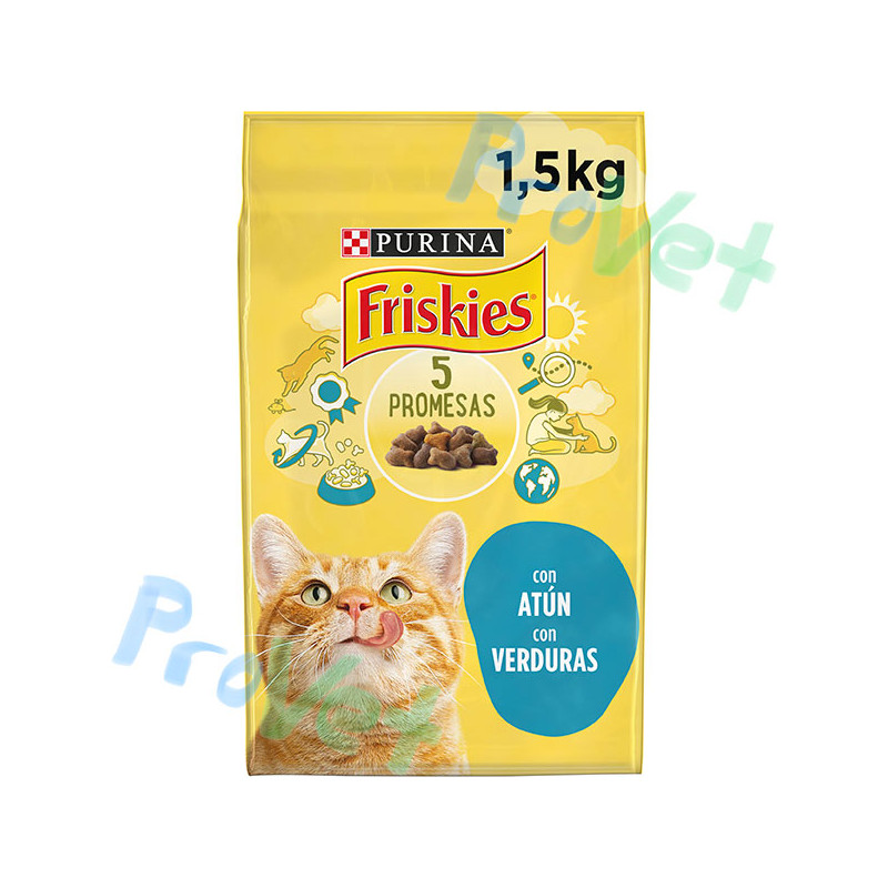 FRISKIES Cat Adulto Atún y Verduras 1.5kg