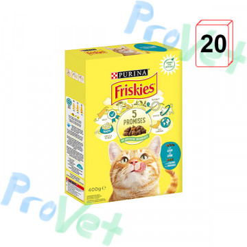 FRISKIES Gato Adulto Atum e Legumes 20x400g