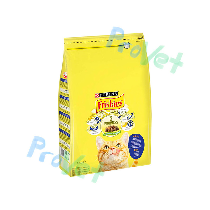 FRISKIES Gato Adulto Bacalhau e Legumes 4kg